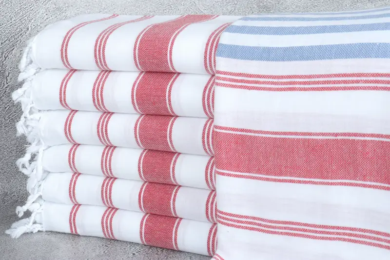 Summer Towel, Bachelorette Party Gifts, Organic Towel, Personalized Wedding Gift, Bachelorette Gifts, Bridesmaid Favors, 70x40 Cotton Striped Towel - 1