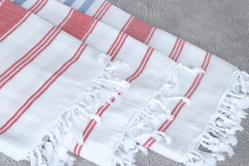 Summer Towel, Bachelorette Party Gifts, Organic Towel, Personalized Wedding Gift, Bachelorette Gifts, Bridesmaid Favors, 70x40 Cotton Striped Towel - 5