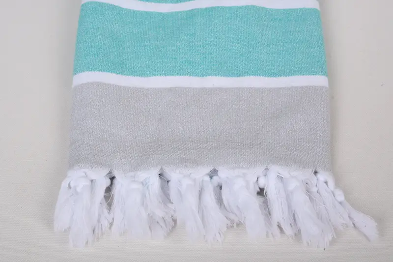 Personalized Gift, Turkish Towel Beach, Turkish beach towel, Eco-friendly Turkish peshtemal towel, Bathroom Towel, 70x40 Cotton Set of 8 Towel - 3