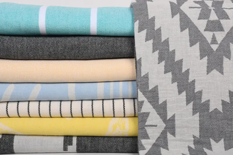 Personalized Gift, Turkish Towel Beach, Turkish beach towel, Eco-friendly Turkish peshtemal towel, Bathroom Towel, 70x40 Cotton Set of 8 Towel - 1