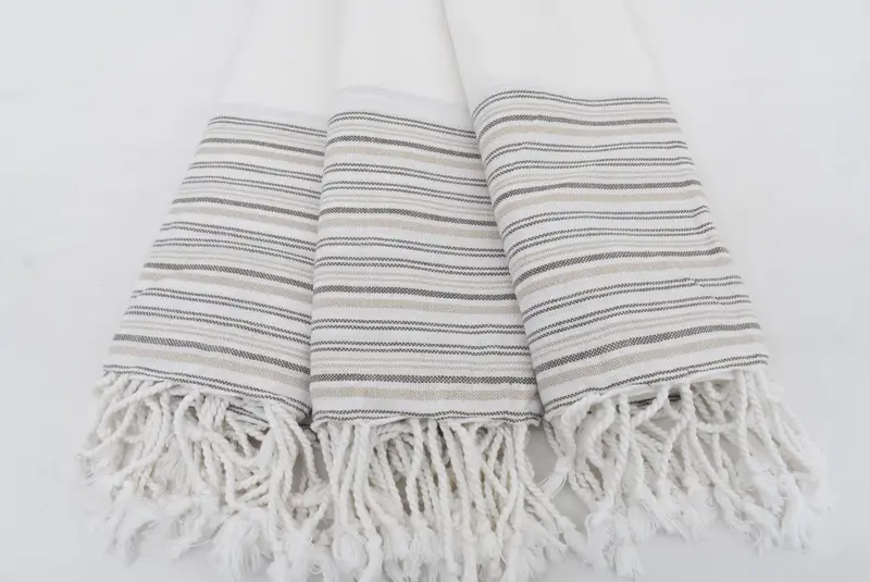 Spa Gift Towel, Engagement Gift, Bridesmaid Gift, 70x40 Cotton Striped Towel, Bridal Shower Gift, Personalized Wedding Gift, Personalized Towel Gift - 3