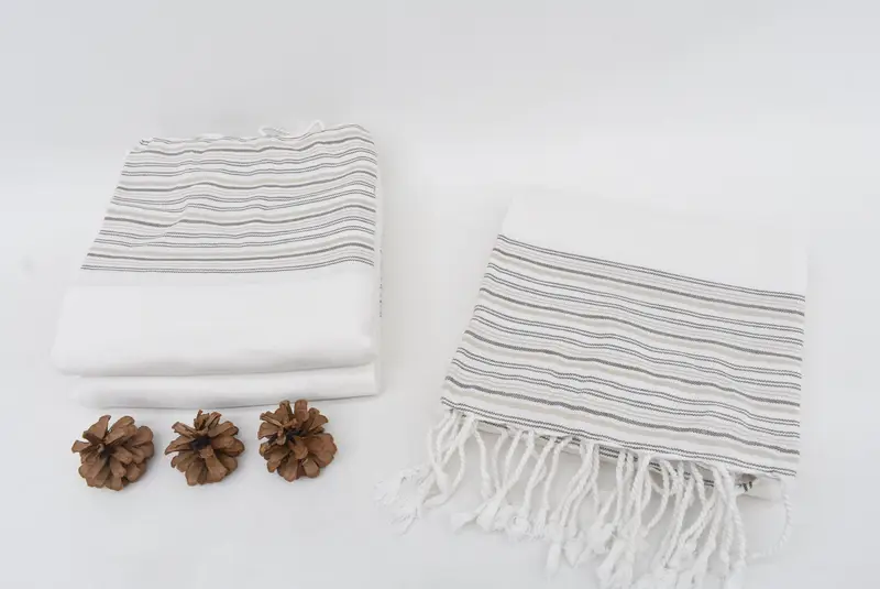 Spa Gift Towel, Engagement Gift, Bridesmaid Gift, 70x40 Cotton Striped Towel, Bridal Shower Gift, Personalized Wedding Gift, Personalized Towel Gift - 7