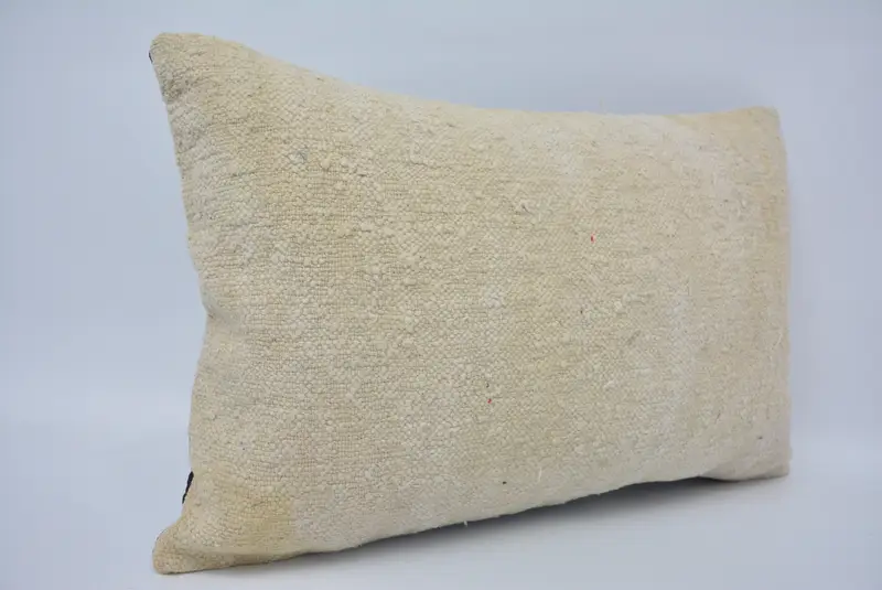 Home Decor Pillow, Vintage Kilim Pillow, Pillow for Sofa, 16x24 Beige Pillow, Couch Cushion Case, Pillow Cover, Couch Pillow Case - 3