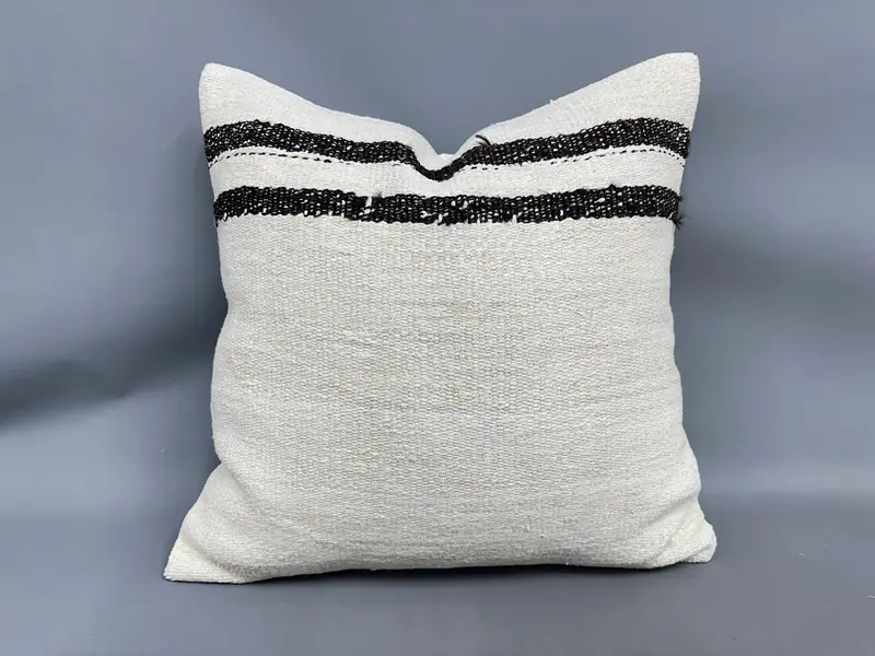 Interior Designer Pillow, Cushion Cover, Nomadic Pillow Cover, 24x24 White Cushion Case, Gift Pillow, Oriental Cushion Cover, Pillow for Couch - 1