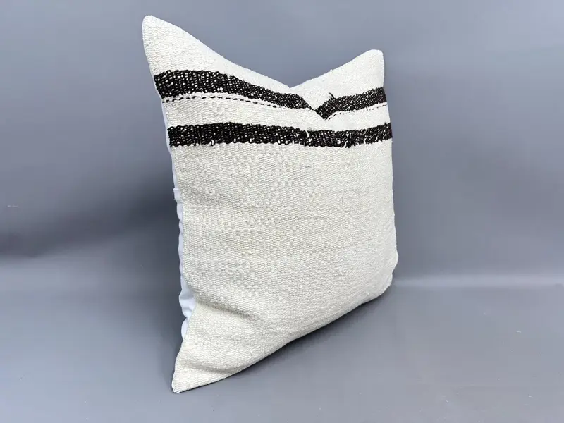 Interior Designer Pillow, Cushion Cover, Nomadic Pillow Cover, 24x24 White Cushion Case, Gift Pillow, Oriental Cushion Cover, Pillow for Couch - 2
