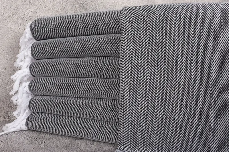 Mother Of The Groom Gift, Bathroom Towels, Spa Towel, Personalized Dish Towel, 36x18 Cotton Herringbone Towel, Bulk Order Towel, Monogram Hand Towel - 1