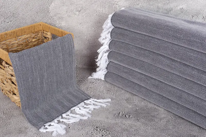 Mother Of The Groom Gift, Bathroom Towels, Spa Towel, Personalized Dish Towel, 36x18 Cotton Herringbone Towel, Bulk Order Towel, Monogram Hand Towel - 3