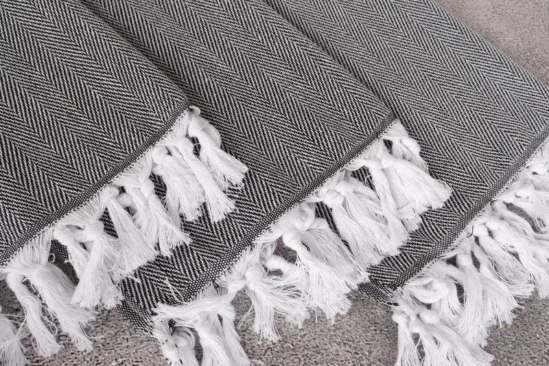 Mother Of The Groom Gift, Bathroom Towels, Spa Towel, Personalized Dish Towel, 36x18 Cotton Herringbone Towel, Bulk Order Towel, Monogram Hand Towel - 5