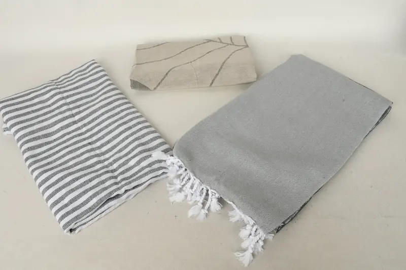 Housewarming Gift, Bridesmaid Gift Towel, Embroidered Beach Towel, Christmas Favors, Beach Towel Gift, 70x40 Cotton Set of 8 Towel, Peshtemal Towel - 5