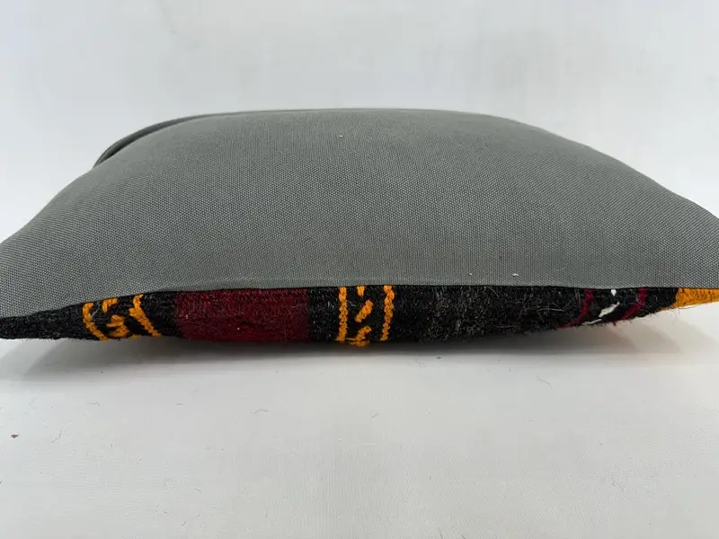 Pillow, Custom Cushion Case, 12x20 Brown Cushion Cover, Turkish Pillow, Wholesale Pillow, Handwoven Cushion, Boho Pillow Sham Cover, Gift Pillow - 7