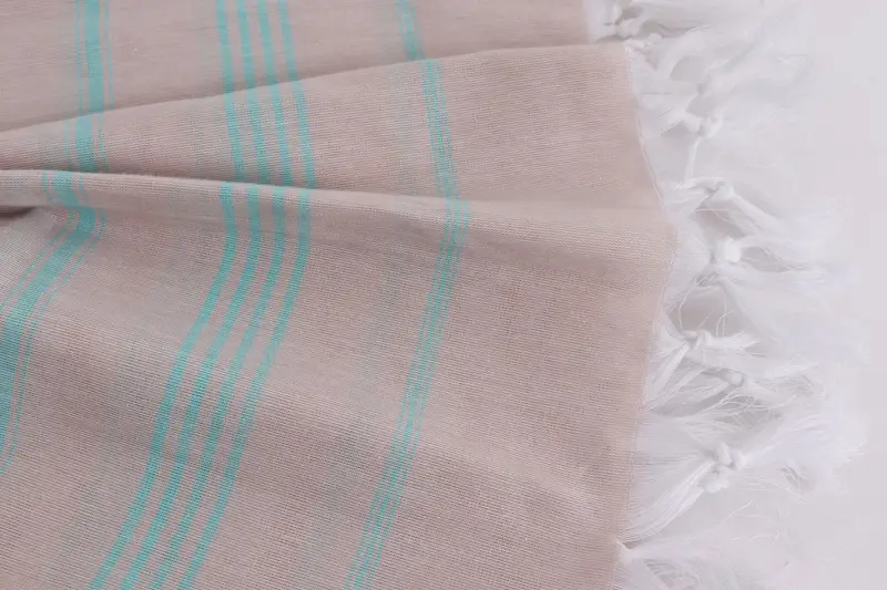 Kids Beach Towel, Sand-Resistant Peshtemal, Sand-resistant towel, 70x40 Cotton Striped Towel, Best Beach Towel, Christmas Gift, Custom Wedding Gifts - 8