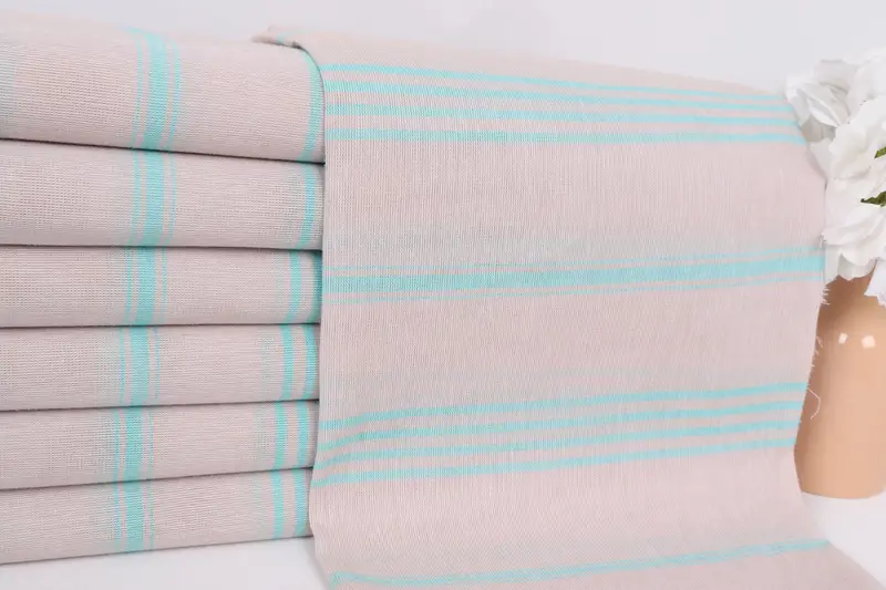 Kids Beach Towel, Sand-Resistant Peshtemal, Sand-resistant towel, 70x40 Cotton Striped Towel, Best Beach Towel, Christmas Gift, Custom Wedding Gifts - 2