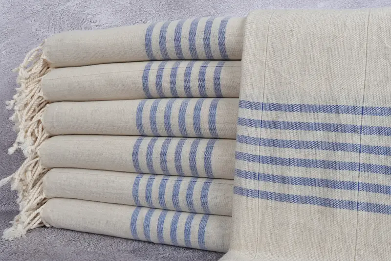 Custom Wedding Gifts, Beach Size Towel, 68x36 Cotton Striped Towel, Quick-Dry Beach Towel, Bridesmaid Gift, Bridal Party Gifts, Organic Beach Towel - 1