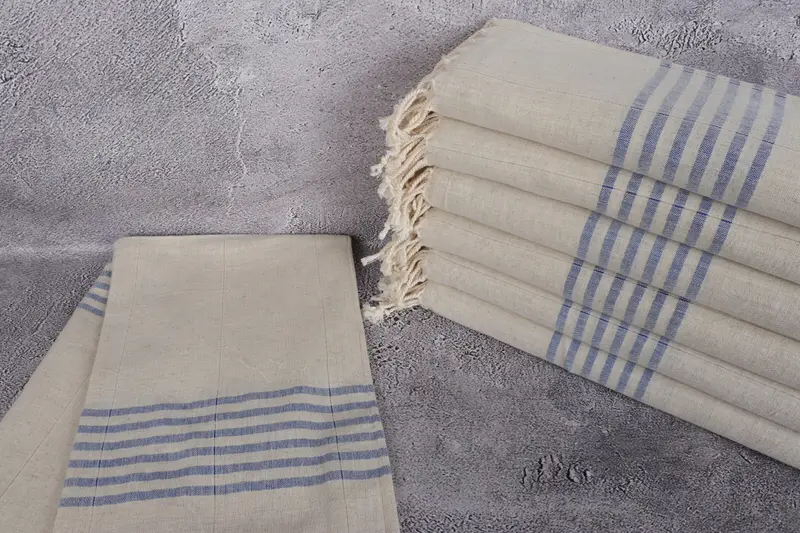 Custom Wedding Gifts, Beach Size Towel, 68x36 Cotton Striped Towel, Quick-Dry Beach Towel, Bridesmaid Gift, Bridal Party Gifts, Organic Beach Towel - 2
