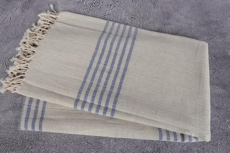 Custom Wedding Gifts, Beach Size Towel, 68x36 Cotton Striped Towel, Quick-Dry Beach Towel, Bridesmaid Gift, Bridal Party Gifts, Organic Beach Towel - 6