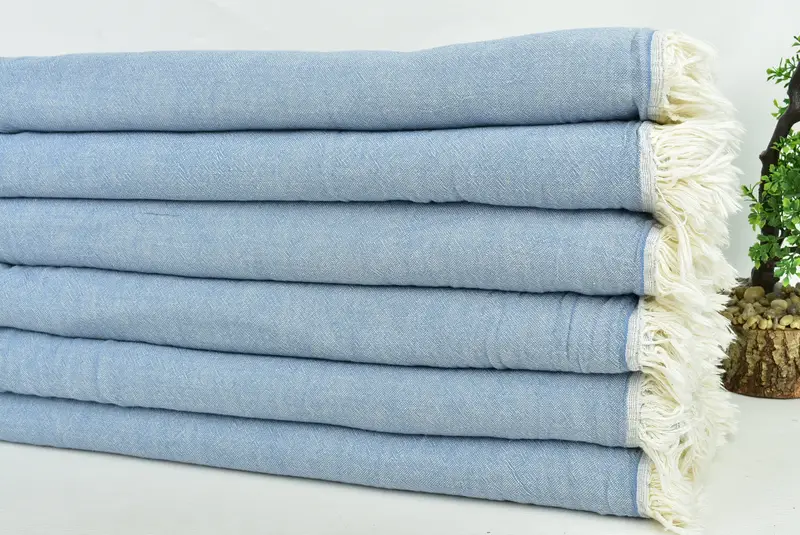 Turkish Blanket, Woven Blanket, Aesthetic Blanket, Gift For Him, 70x60 Cotton Solid Towel, Bachelorette Party Items, Bachelorette Party Favors - 3