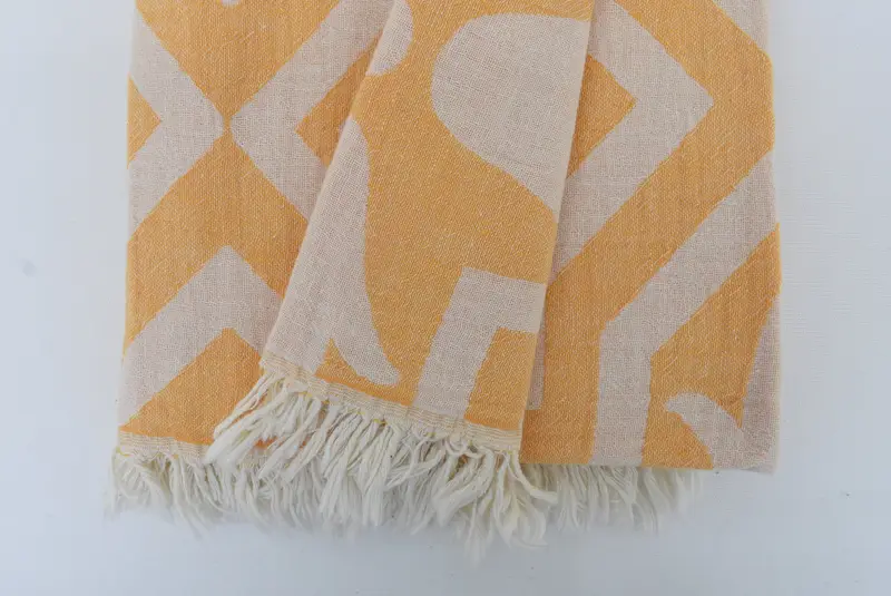 Leichtes Handtuch, übergroßes Strandtuch, Hochzeitsgeschenk für Braut, schnell trockenes Strandtuch, 68x36 Baumwoll-Tulpe-Mustertuch, türkisches Handtuch USA - 4