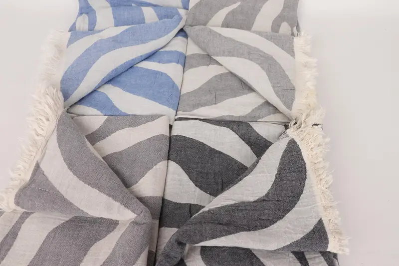 Summer Towel, Lightweight Turkish towel, 70x40 Cotton Patterned Towel, Family Gift Basket, Bathroom Towel, Bachelorette Gifts, Summer Gift - 4