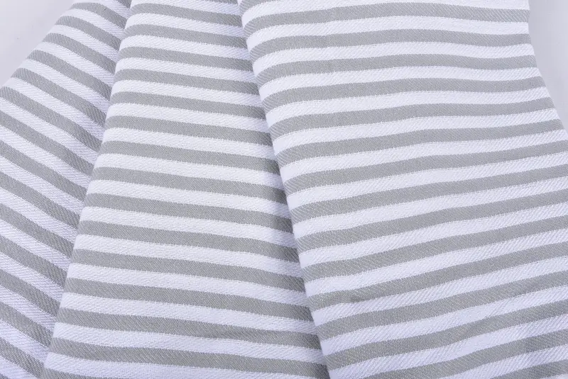 Organic Throw, Woven Blanket, Bachelorette Party Favors, 104x76 Cotton Striped Towel, Organic Beach Blanket, Throw Blanket, Best Friend Gift Ideas - 5