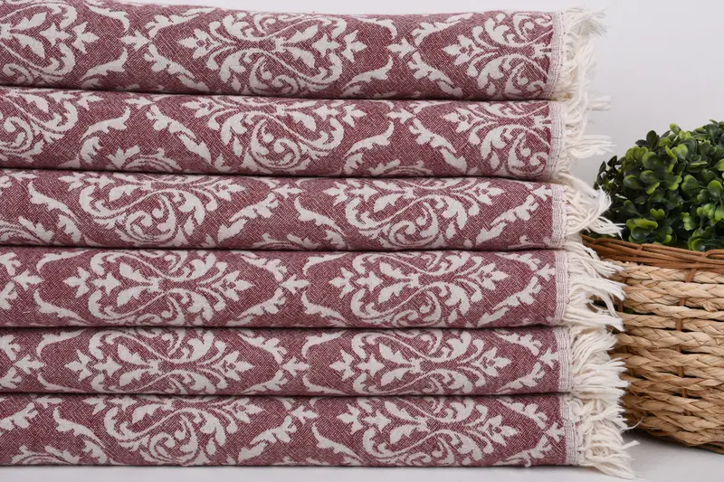 Wedding Favors, Boyfriend Christmas Gift, Turkish Towel Hand Towel, Personalized Kitchen Towel, 40x24 Cotton Baroque Towel, Beach Theme Wedding Gift - 2