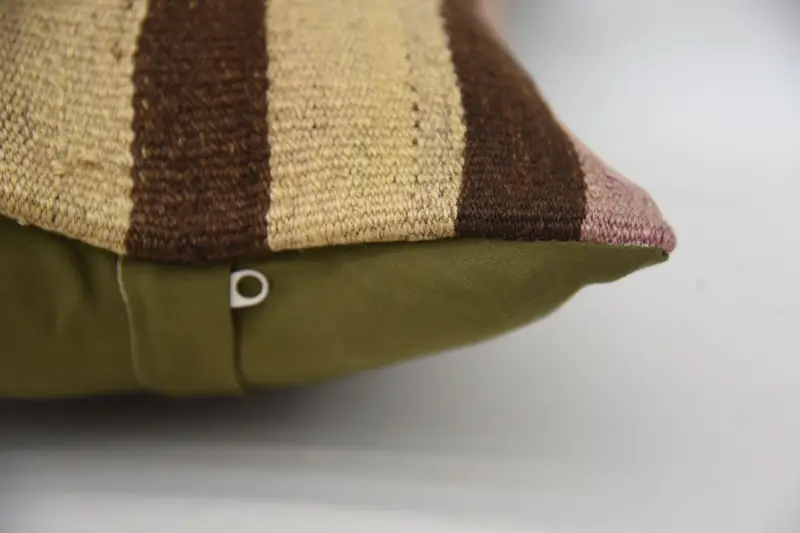 12x20 Brown Cushion Case, Vintage Throw Pillow Sham, Home Decor Pillow, Pillow Cover, Vintage Pillow, Antique Pillows, Bright Pillow Sham - 5