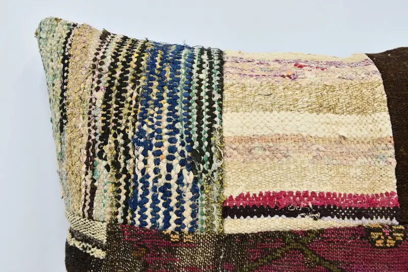 28x28 Beige Cushion Case, Christmas Pillow Sham, Cushion, Armchair Pillow, Antique Pillows, Pillow for Couch, Art Deco Pillow, Vintage Kilim Pillow - 2