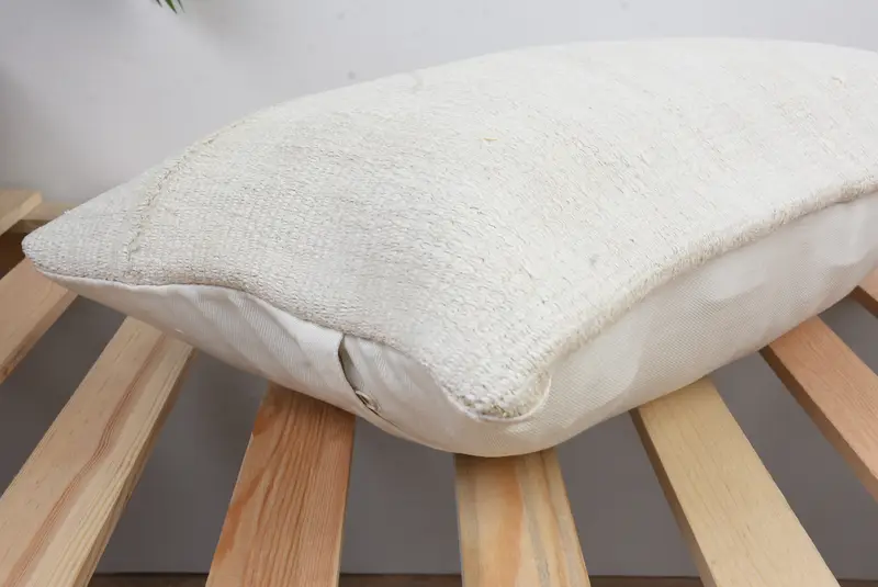 12x20 White Pillow, Antique Pillows, Car Pillow Case, Vintage Kilim Throw Pillow, Cushion Case, Turkish Corner Pillow Sham, Boho Pillow Sham Cover - 6