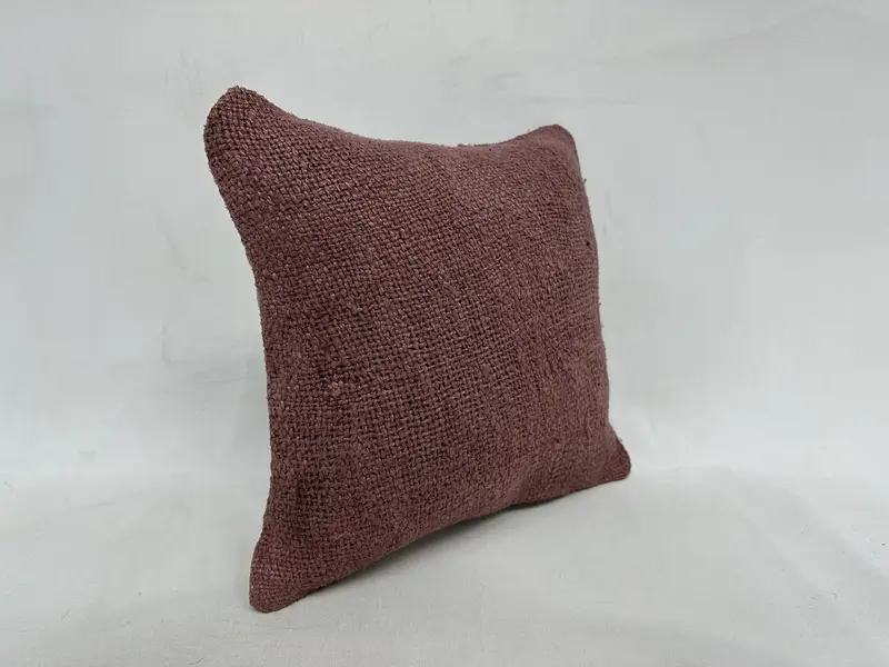 16x16 Purple Pillow, Kilim Cushion Sham, Kilim Pillow Cover, Luxury Pillow Case, Square Throw Pillow, Turkish Kilim Pillow, Pillow Cover - 3