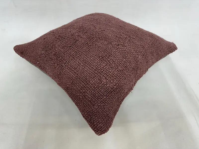 16x16 Purple Pillow, Kilim Cushion Sham, Kilim Pillow Cover, Luxury Pillow Case, Square Throw Pillow, Turkish Kilim Pillow, Pillow Cover - 6