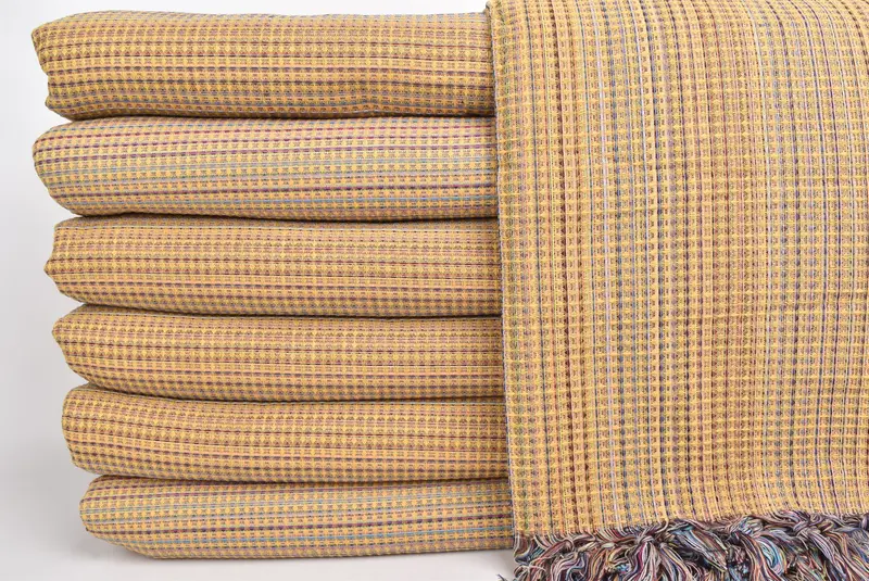 Gift For The Home Decor, Woven Blanket, Couch Blanket, Wedding Favors, 92x88 Cotton Geometric Towel, Custom Blanket, Turkish Blanket Throw - 2