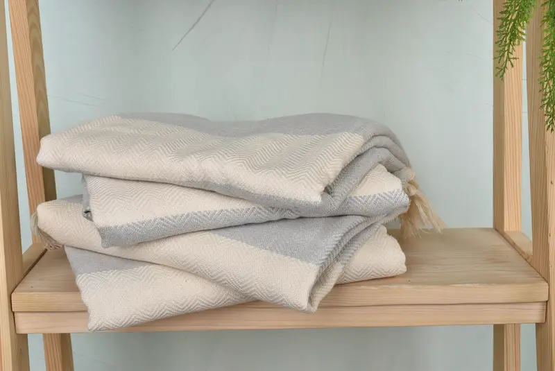 Pool Towels, Beach Towel Bulk, Personalized Wedding Gift, Welcome Wedding Gift, Monogram Towels, Turkish Towel USA, 70x40 Cotton Herringbone Towel - 7