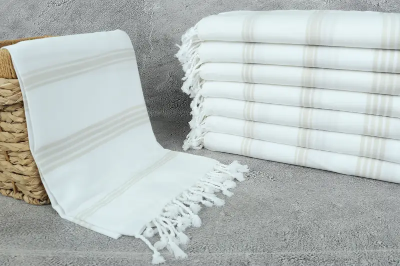 70x36 Cotton Striped Towel, Monogram Turkish Towel, Bridesmaid Favors, Turkish hand towel, Thin towel, Best spa Turkish towel for luxury home decor - 3