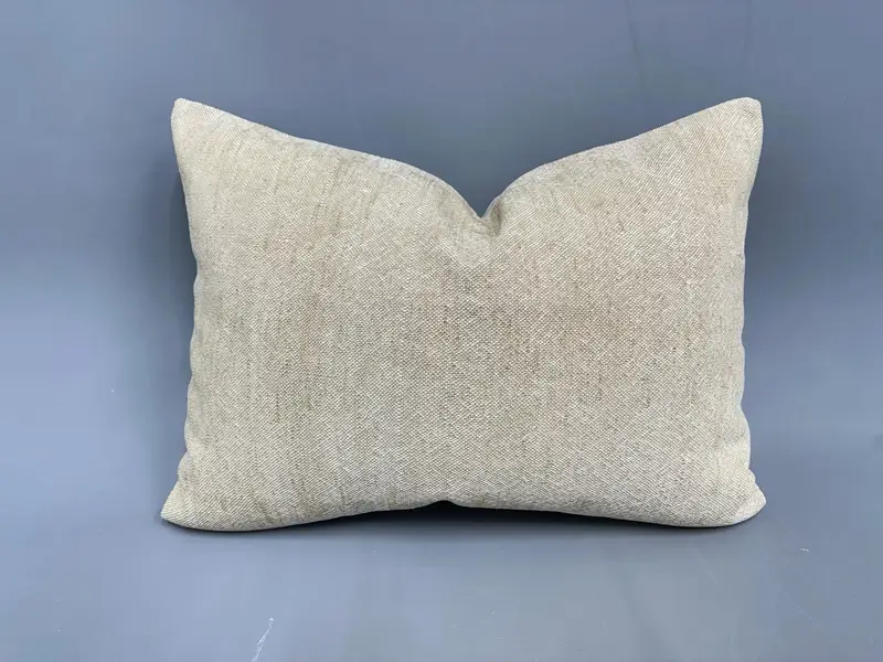 Bej Güneybatı Nakışlı Yastık, 20x28 El Yapımı Kırlent