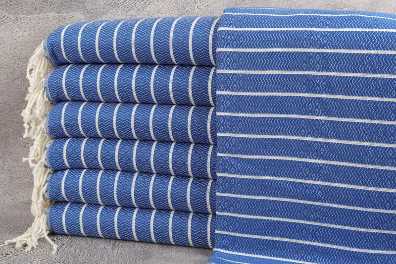 Personalized Wedding Gift, Fouta towel, Beach Bachelorette Party Decorations, 70x40 Cotton Striped Towel, Monogrammed Beach Towel, Gift Boxes Towel - 1