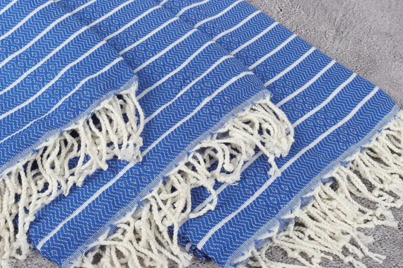 Personalized Wedding Gift, Fouta towel, Beach Bachelorette Party Decorations, 70x40 Cotton Striped Towel, Monogrammed Beach Towel, Gift Boxes Towel - 5