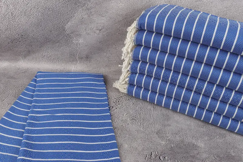 Personalized Wedding Gift, Fouta towel, Beach Bachelorette Party Decorations, 70x40 Cotton Striped Towel, Monogrammed Beach Towel, Gift Boxes Towel - 2