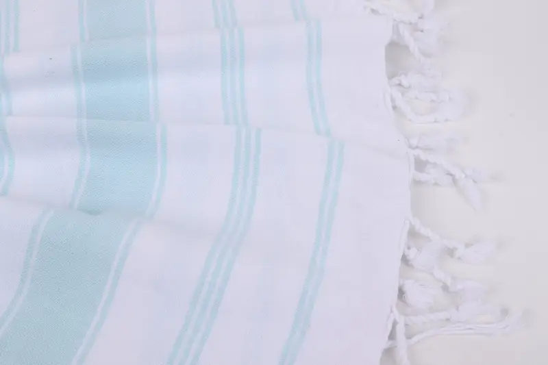 Wedding Gift For Bride, 70x40 Cotton Striped Towel, Turkish Towel Beach, Embroidered Towel, Embroidered Beach Towel, Lightweight Turkish towel - 8