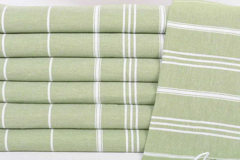 Personalized Dish Towel, 40x24 Cotton Striped Towel, Summer Gift, Wedding Favors, Bulk Order Towel, Gift For Best Friend, Personalized Hand Towel - 2