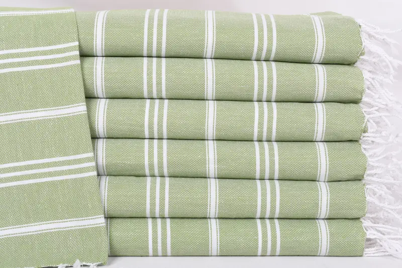 Personalized Dish Towel, 40x24 Cotton Striped Towel, Summer Gift, Wedding Favors, Bulk Order Towel, Gift For Best Friend, Personalized Hand Towel - 1