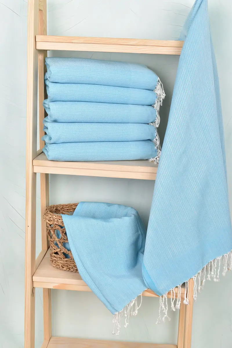 Turkish bath towel, 70x38 Cotton Geometric Towel, Gift For Her, Eco-Friendly Turkish Towel, Yoga Towel, Bachelorette Party Gift, Bachelorette Favor - 3