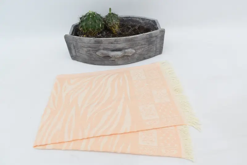 Turkish Towel Hand Towel, Monogram Kitchen Towel, Organic Towel, Valentines Day Gift, Housewarming Gift, Bathroom Towels, 28x20 Cotton Striped Towel - 8