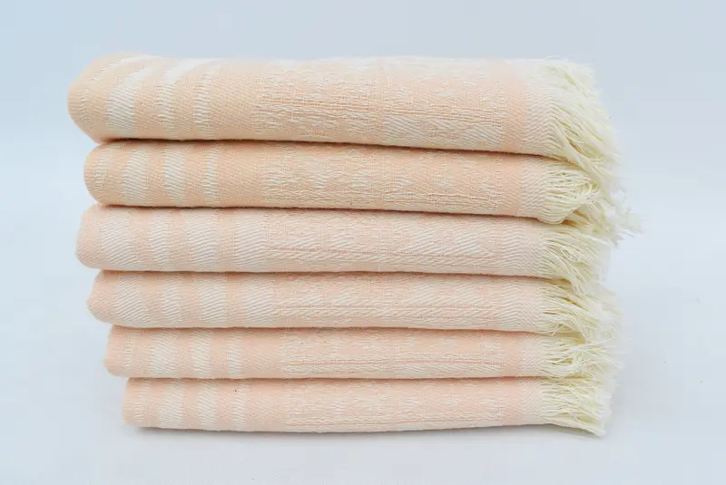 Turkish Towel Hand Towel, Monogram Kitchen Towel, Organic Towel, Valentines Day Gift, Housewarming Gift, Bathroom Towels, 28x20 Cotton Striped Towel - 2