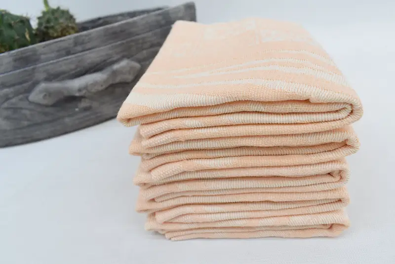 Turkish Towel Hand Towel, Monogram Kitchen Towel, Organic Towel, Valentines Day Gift, Housewarming Gift, Bathroom Towels, 28x20 Cotton Striped Towel - 5