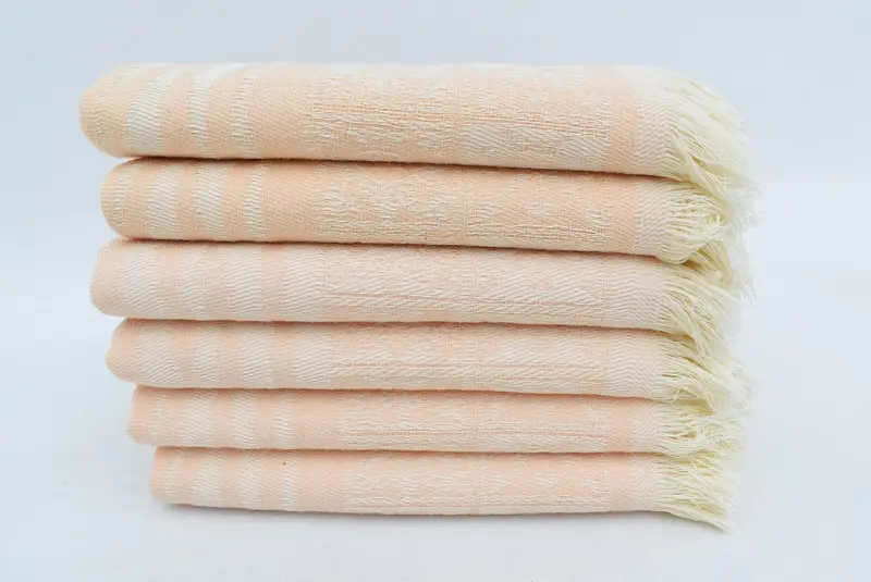 Turkish Towel Hand Towel, Monogram Kitchen Towel, Organic Towel, Valentines Day Gift, Housewarming Gift, Bathroom Towels, 28x20 Cotton Striped Towel - 3
