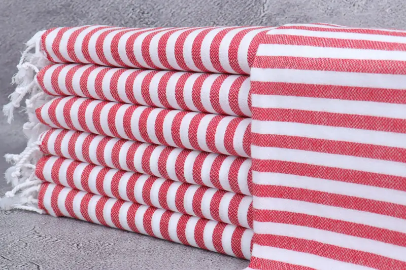 Turkish Hand Towel, Personalized Gift, Turkish Towel Monogram, 48x40 Cotton Striped Towel, Summer Gift, Personalized Turkish Towel, Bridesmaid Gifts - 1