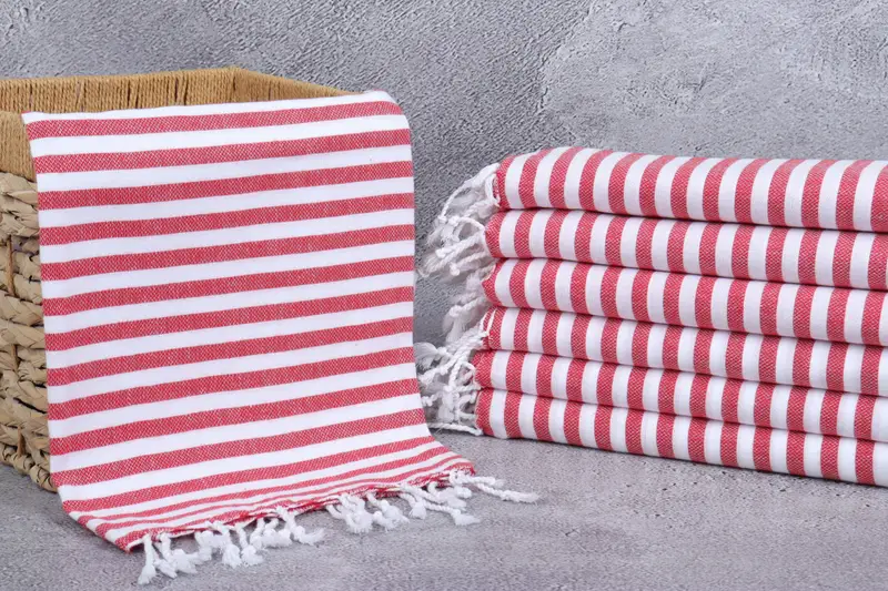 Turkish Hand Towel, Personalized Gift, Turkish Towel Monogram, 48x40 Cotton Striped Towel, Summer Gift, Personalized Turkish Towel, Bridesmaid Gifts - 3