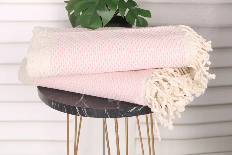 Quick-dry peshtemal, Christmas Favors, Wedding Gifts Towel, Cute Beach Towel, Bachelorette Party Favors, Organic Towel, 70x40 Cotton Polka Dot Towel - 3