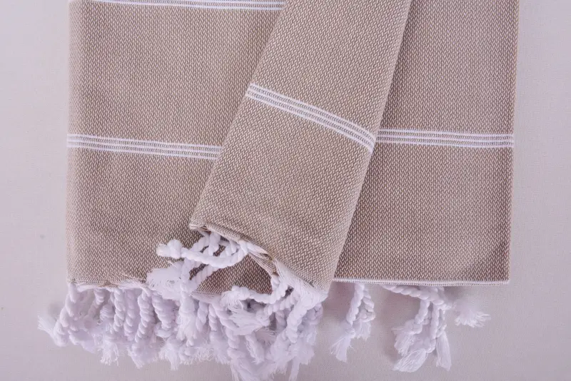 Lightweight towel, Thin towel, Personalised Gift, Custom Towel, Bachelorette Beach Towel, 70x40 Cotton Striped Towel, Family Gift Basket - 6