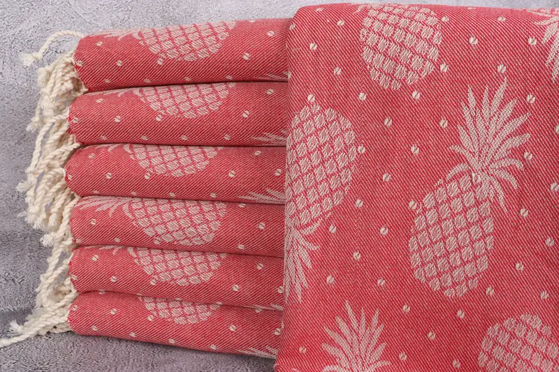 Personalized Towel, 80x40 Cotton Pineapple Design Towel, Bachelorette Gifts, Custom Wedding Gift, Custom Towel Beach, Mother Of The Groom Gift - 1