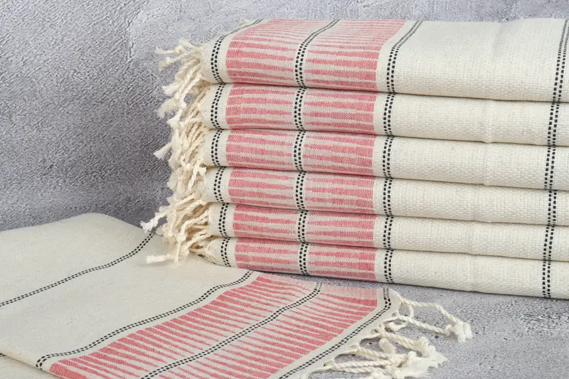 Bathroom Hand Towel, 40x20 Linen Striped Towel, Spooky Bachelorette Party Gifts, Turkish Tea Towel, Personalized Hand Towel, Kitchen Towel - 2